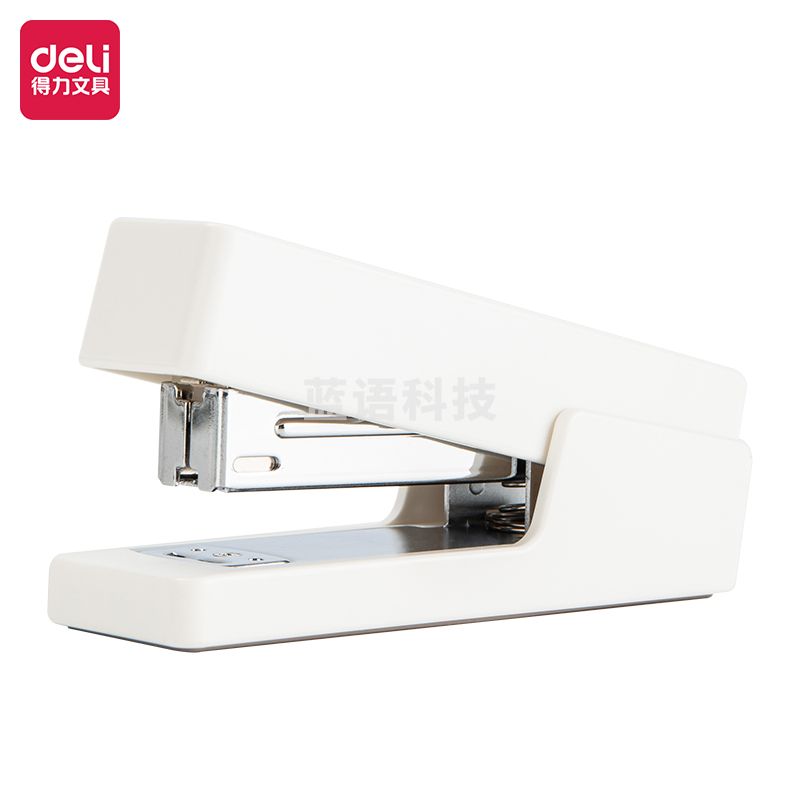 得力(deli) 纽赛NS084订书机(白)(1台订书机/盒)
