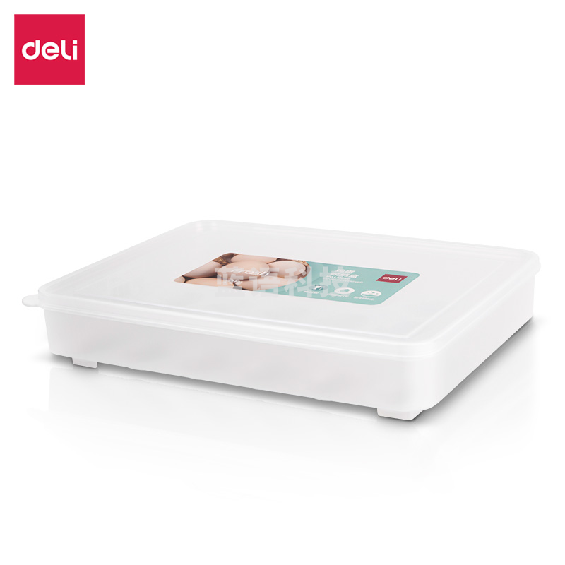 得力LM850鸡蛋收纳盒24格装(白)(个)