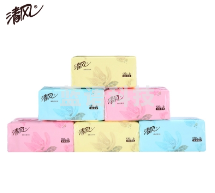 清风(BREEZE) 抽纸巾 抽取式面巾纸 B338AFD