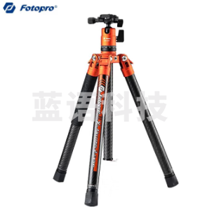 富图宝(Fotopro)空气二号 兼容徕卡相机双全景云台 尼康佳能索尼数码相机碳纤维三脚支架 火焰橙 重/0.9KG