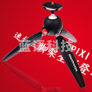 曼富图(Manfrotto)三脚架 PIXI系列微单卡片相机迷你三脚架 桌面便携三脚架 PIXI Mini Tripod黑色