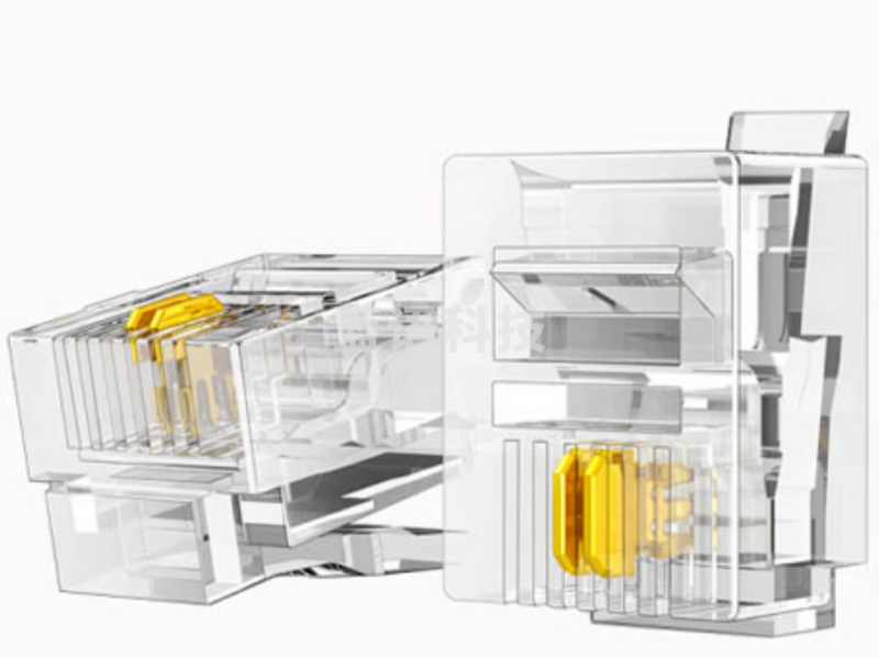 绿联(UGREEN)电话水晶头 6P2C电话线接头 RJ11接口水晶头 NW138 2芯语音电话线连接插头 100个装 80106