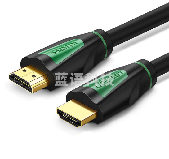 绿联(UGREEN) HDMI线4K数字高清线1.4版3D数据视频线适用电脑电视投影仪连接 1.5米(2.0版)30190 黑色