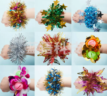 幼儿园儿童跳舞手腕花