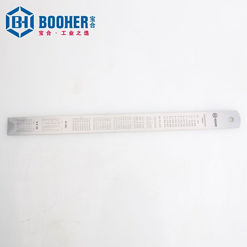 宝合(BOOHER) 1301130 不锈钢直尺300mm(计价单位：把)