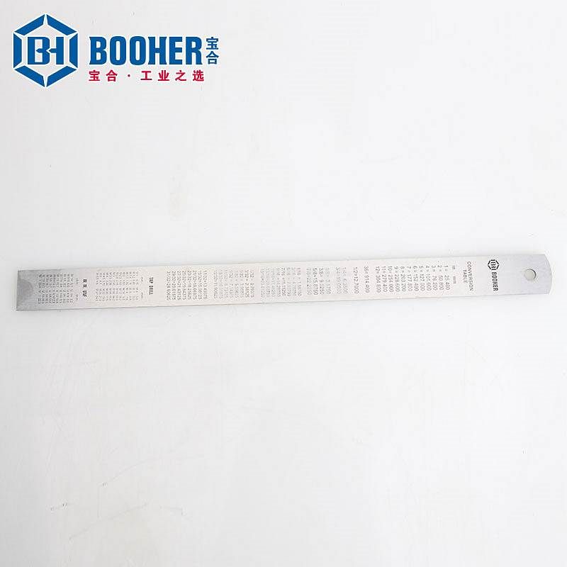 宝合(BOOHER) 1301115 不锈钢直尺150mm(计价单位：把)