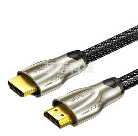 绿联 HD102 HDMI线 4k高清线2.0版 连接数据线 黑色 圆线 25米60822