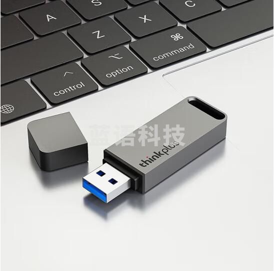 联想(thinkplus)32G USB3.1高速传输U盘 移动闪存优盘 金属商务U盘 大容量电脑优盘 TU100金属优盘