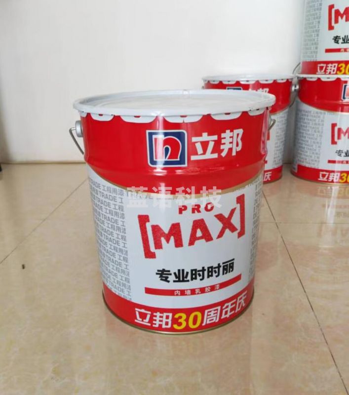 立邦乳胶漆 大桶墙面漆时时丽内墙乳胶漆哑光乳胶漆白色涂料 立邦时时丽17L