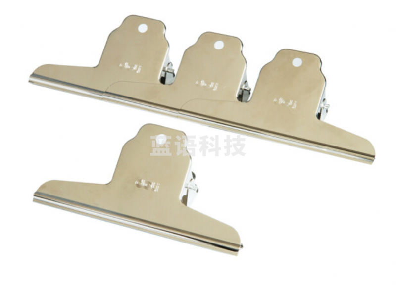 得力9534-4#山形铁票夹127mm袋装(4只/包)  2包起售