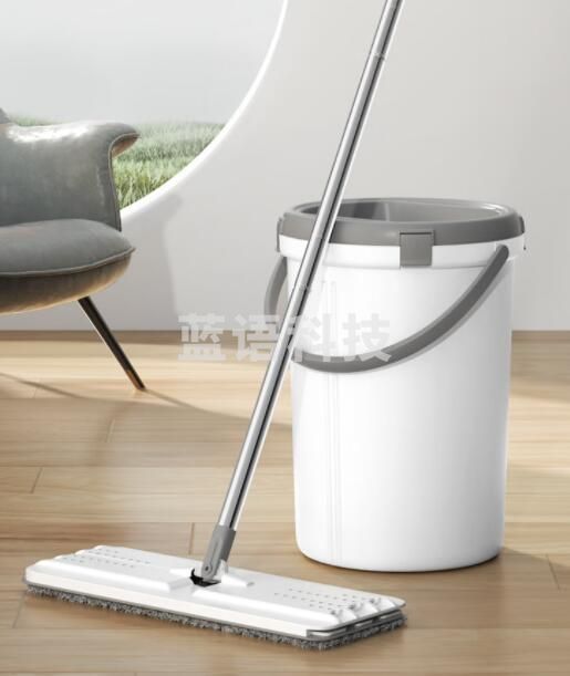 五月花 拖把终身领配布刮刮桶拖把免手洗干湿两用家用平板洗脱一体