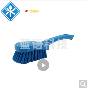 食安库(SHIANKU)食品级清洁工具 短柄手刷设备清洁刷子 硬毛 颜色随机，