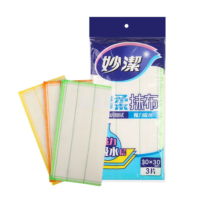 妙洁 MTC3棉柔抹布3片 30CM*30CM