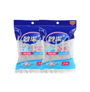 妙洁(MIAOJIE)  金柔百洁布2片装