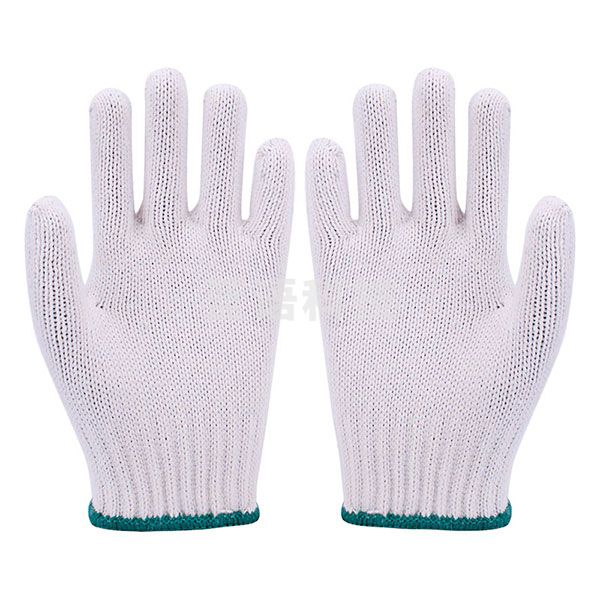 普通劳保棉线手套 绿口线手套 12付/包 单包价