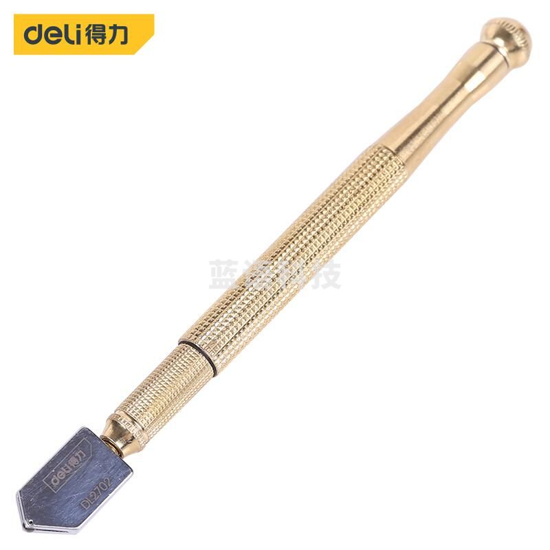 得力(deli)DL2702 金刚玻璃割刀玻璃划刀玻璃瓷砖切割器5-15mm (单位：把)
