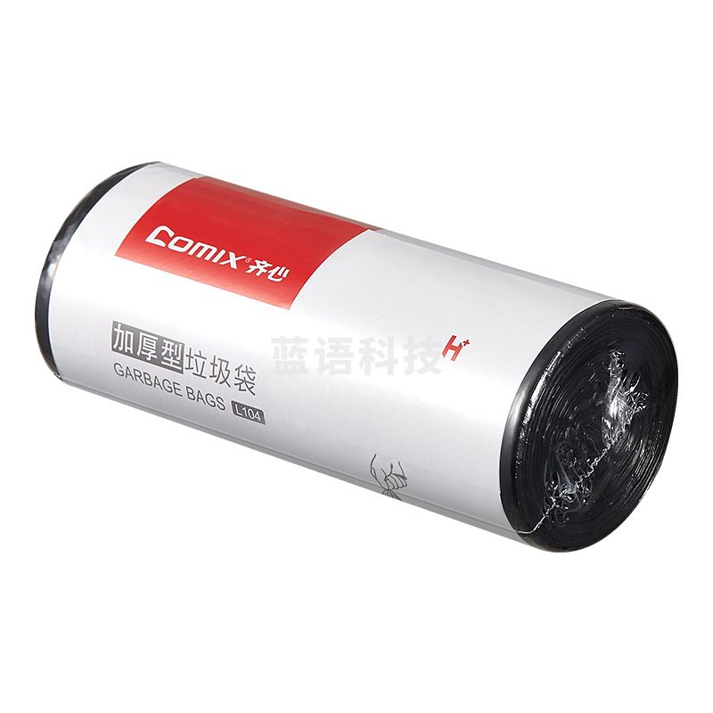齐心 L104 加厚垃圾袋 30个装50*60cm黑