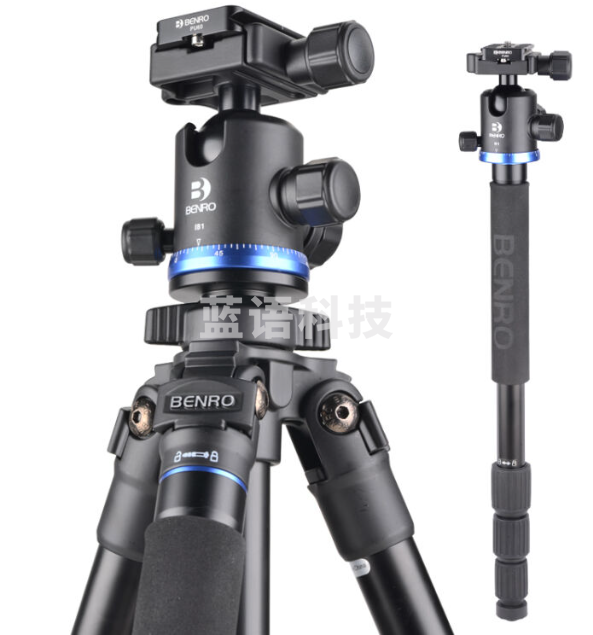百诺(Benro)AF18+ 微单反三角架变独脚架佳能索尼康相机专业摄影测温仪三脚架云台套装