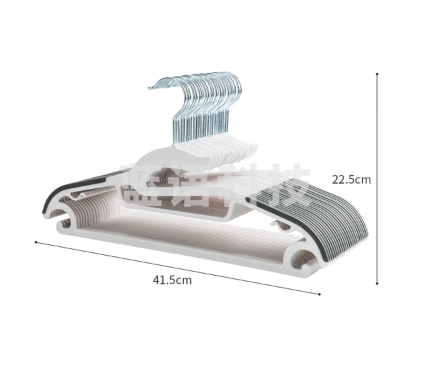 左转角衣架无痕衣服架防滑 衣撑子10支