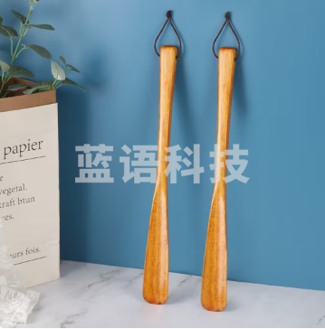 TaTanice 鞋拔子 实木长柄穿鞋器鞋抽 40cm