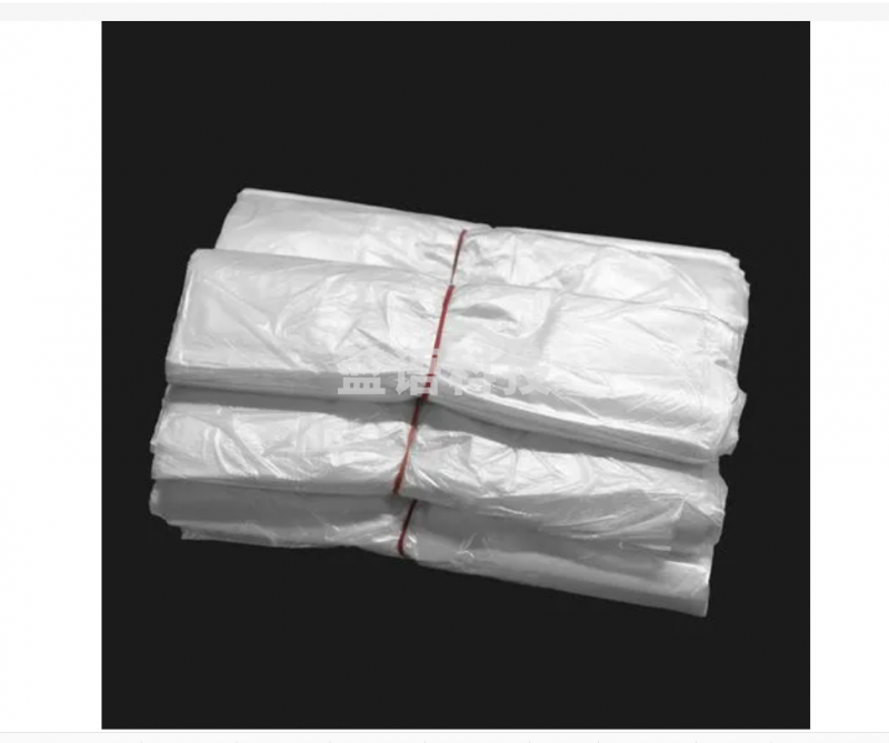 白色普通塑料袋 20宽 垃圾袋 背心式手提清洁袋 45个/把 20把起售