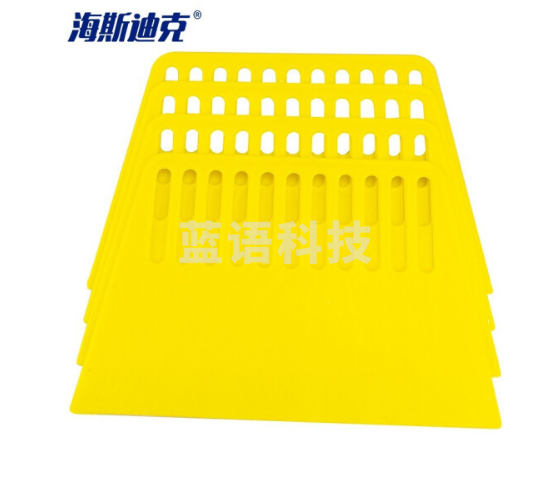 海斯迪克 HKY-83 塑料刮板 牛筋墙纸刮板 墙纸刮板贴膜工具透明油漆刮刀腻子 10个