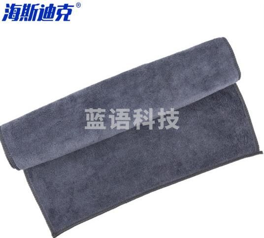 海斯迪克 HKY-191 超细纤维毛巾洗车清洁抹布 35*75cm 灰色5条(大号)