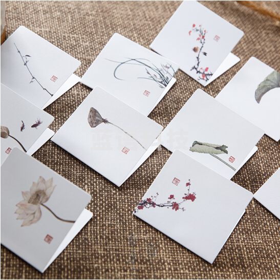 贺卡 祝福卡 明信片 花色随机 5张/包 单位：包 18622593526 刘昕