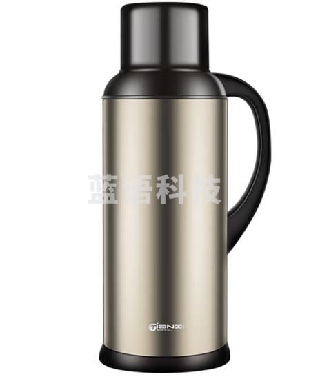 天喜（TIANXI）保温壶保温瓶 经典款金色2L