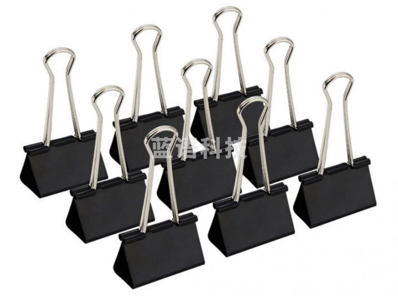 晨光Eplus黑色长尾夹50mm ABS92732 5盒装