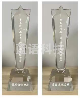 奖杯 水晶奖杯 运动会奖杯28cm 具体定制内容联系客服