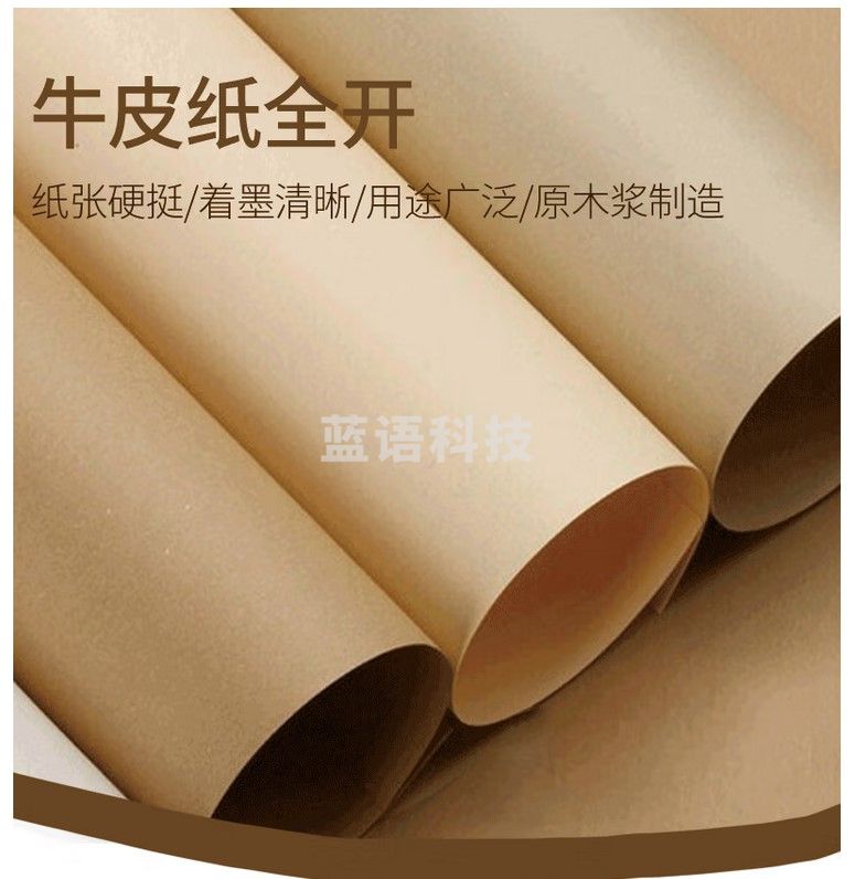 全开大张牛皮纸160g(单位：包)【20张】