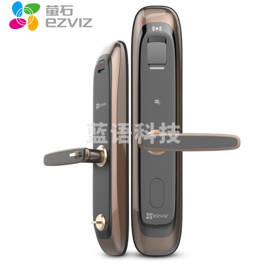 萤石(EZVIZ) DL21S指纹锁智能锁 电子门锁智能门锁密码锁防盗门家用 联网版