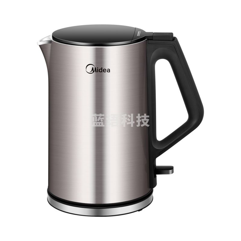 美的(Midea)MK-HJ1510A 电热水壶 1.5L双钢防烫 无缝内胆 304不锈钢进口 温控防干烧防烫 单位：个