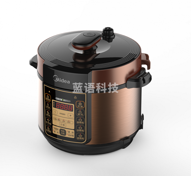 美的(Midea)MY-50RZB05  电压力锅 5L  一锅双胆  家用多功能高压锅  慢炖无水焗  线下同款