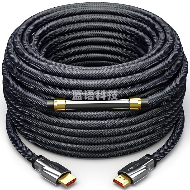 山泽(SAMZHE) HDMI线4K数字高清线5米笔记本电脑接显示器投影仪电视机机顶盒连接线LH50 黑色