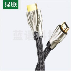 绿联 UGREEN 11190 HDMI高清线2.0版 HD102 3D信号音视频线 4K数字高清线 圆线 1.5米