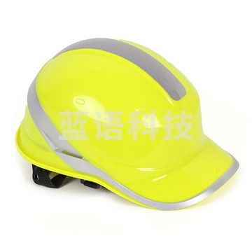 代尔塔 102029 高端版ABS安全帽含Y型下颚带 DIAMOND5 UP 黄色 20个/箱 头部防护