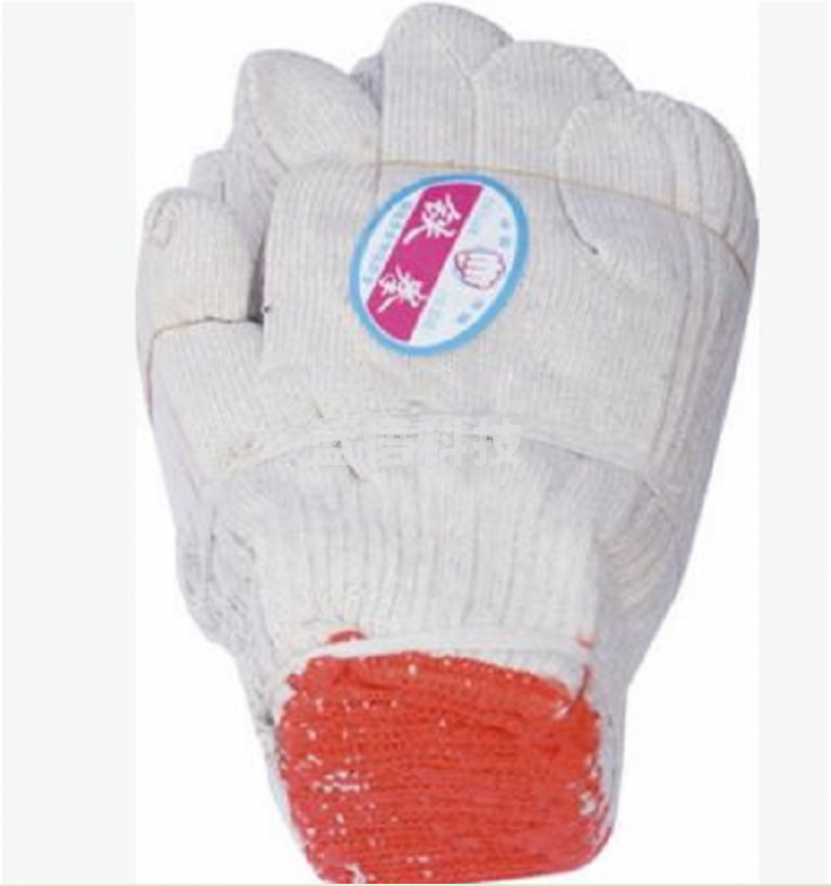 铁拳 白色棉线线手套 10双/包 整包起售