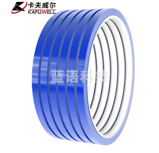 卡夫威尔 警示玛拉胶带 桌面定位贴耐高温绝缘胶布5S标识定位麦拉火牛胶带 蓝色 10mm*66m（3卷装） TE3537