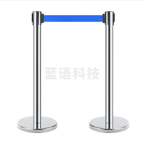 不锈钢5米 伸缩带式护栏杆  围栏警戒带隔离带