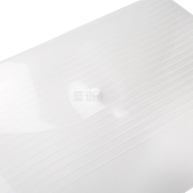 1100187763S00 得力 5502 透明按扣公文袋 A4 330*235mm 10只/包