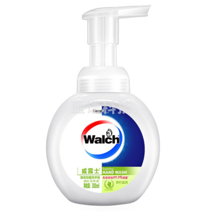 威露士泡沫洗手液(青柠盈润)300ml 有效抑菌99.9% 泡沫