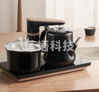 美的(Midea)电热水壶智能自动上水茶盘净醇养生水壶电茶壶煮茶器家用办公茶具消毒电茶炉多段控温烧水壶C13