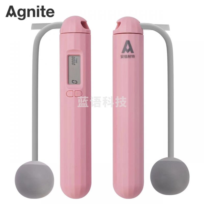 得力计数无绳跳绳FT128-2(电子计数)(粉)(根)