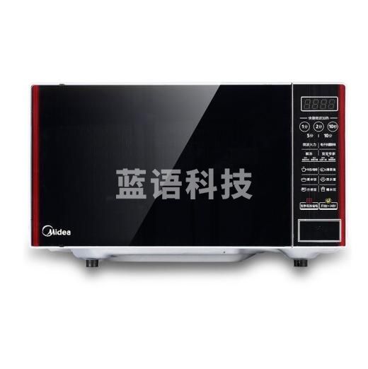 美的(Midea)微波炉 EM720KG4-NR 20L智能触摸解冻杀菌 黑色