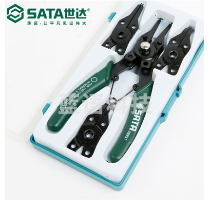 世达(SATA)5件套卡簧钳/挡圈钳 货号09251