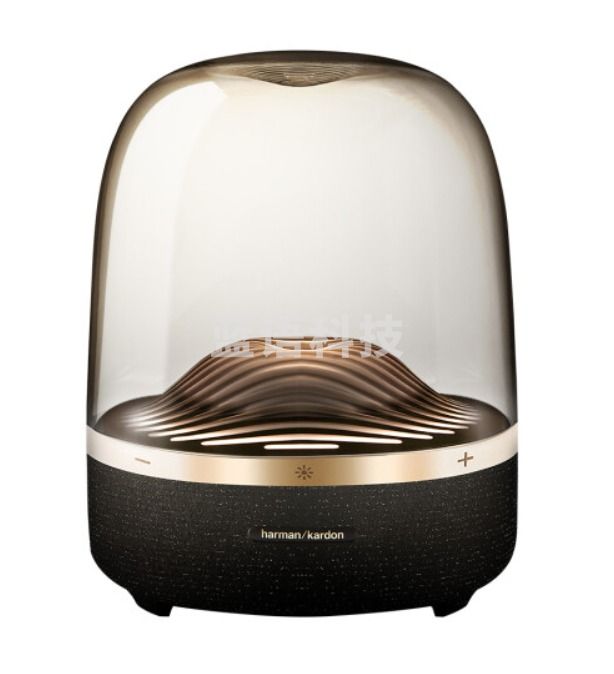 哈曼卡顿 (Harman Kardon)Aura Studio3 音乐琉璃3代三代 360度立体声 桌面电脑蓝牙音箱 黑金限量版