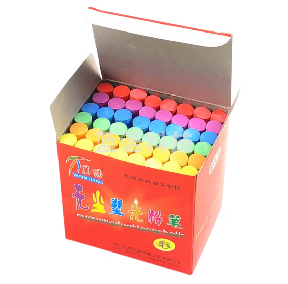 圆形特级无尘粉笔 彩 50盒一件