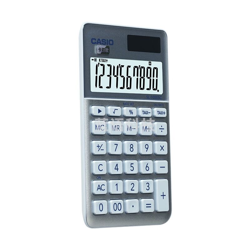 卡西欧(CASIO)时尚计算器  星钻蓝 SL-1000SC-BU 单位：台